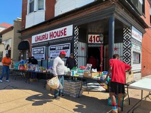 Read more about the article Black Power Blueprint at the Uhuru House Begins its Community Give-Away on Saturday May 17th, Just 1 day after the tornado hit!